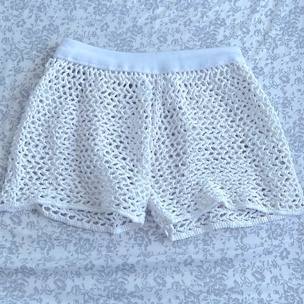 Cute Knitted Coverup Shorts